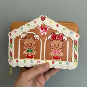 Loungefly Disney Mickey & Friends Gingerbread Wallet